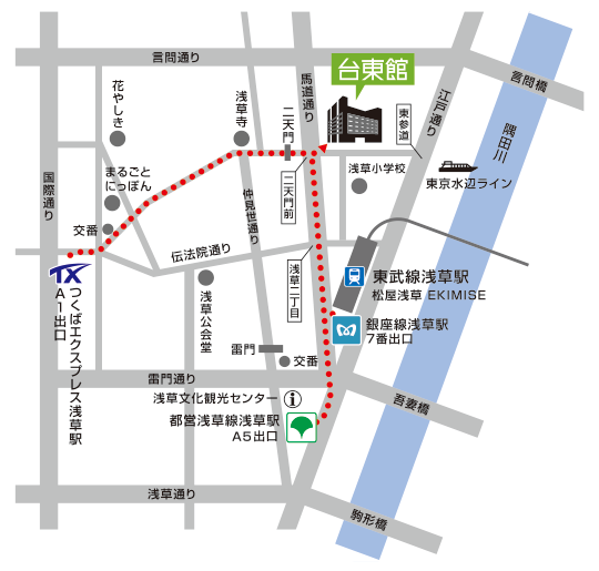 会場周辺マップ